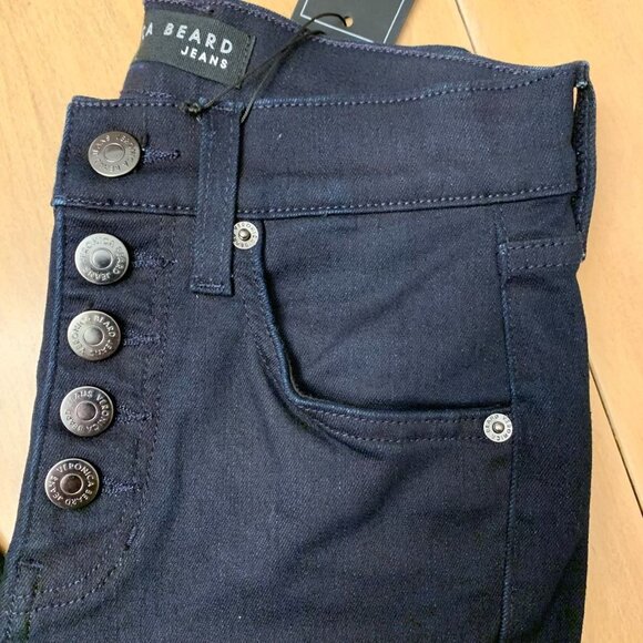NWT Veronica Beard Debbie Ankle Skinny Jean Size 24 Button fly - Picture 4 of 11